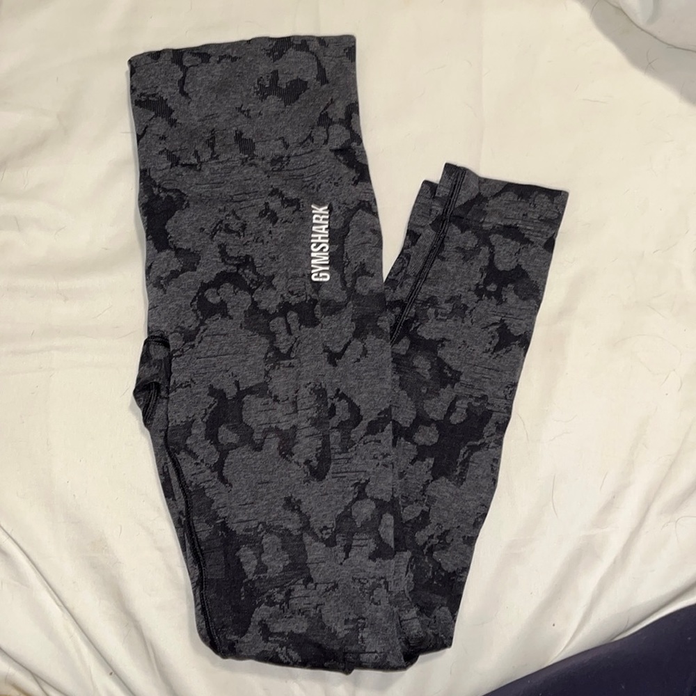 Gymshark Adapt Black Camo Seamless Leggings Size Small